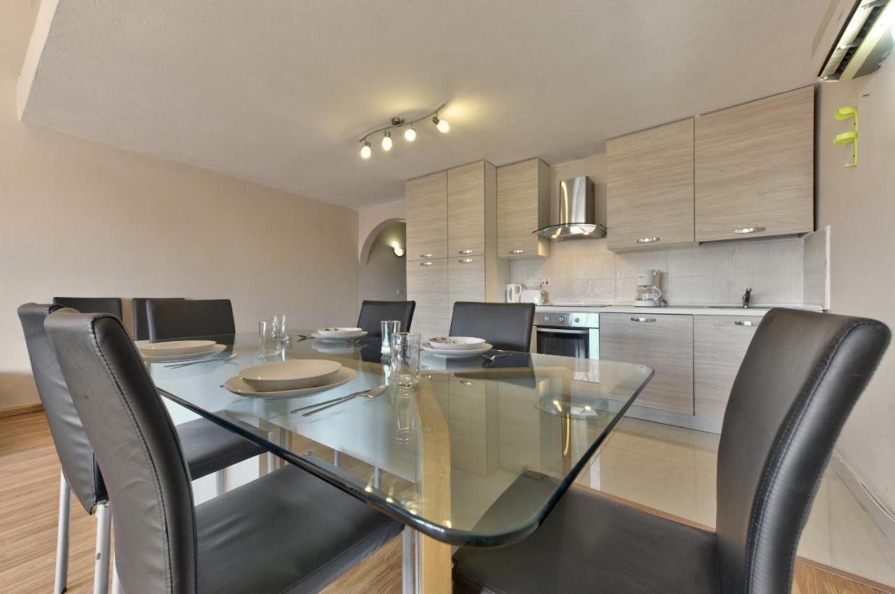 Spinola Court - Stunning Seaview Apartment & Penthouse On Spinola Bay By Shortletsmalta Saint Julian's Eksteriør billede
