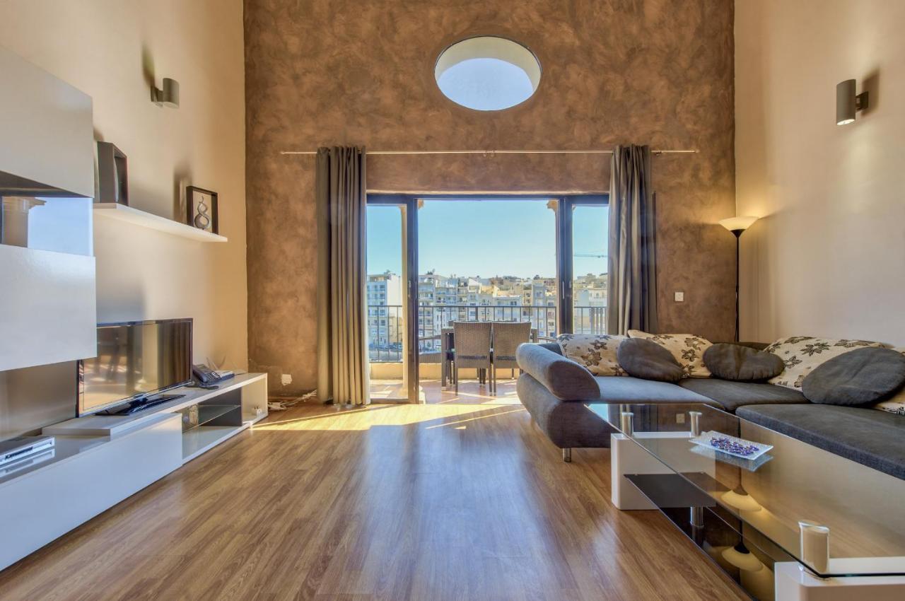 Spinola Court - Stunning Seaview Apartment & Penthouse On Spinola Bay By Shortletsmalta Saint Julian's Eksteriør billede