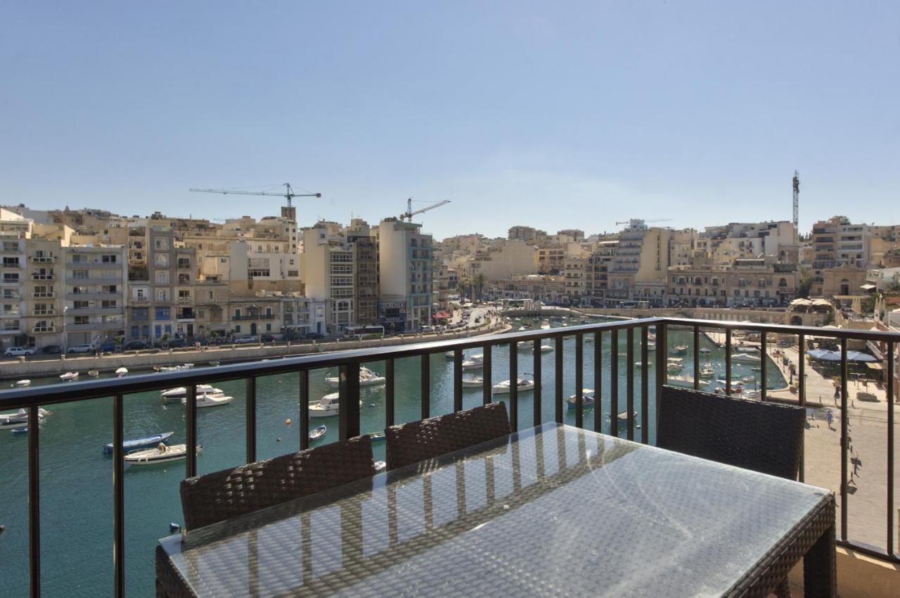 Spinola Court - Stunning Seaview Apartment & Penthouse On Spinola Bay By Shortletsmalta Saint Julian's Eksteriør billede