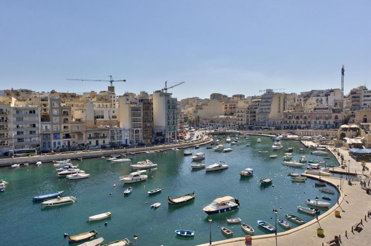 Spinola Court - Stunning Seaview Apartment & Penthouse On Spinola Bay By Shortletsmalta Saint Julian's Eksteriør billede