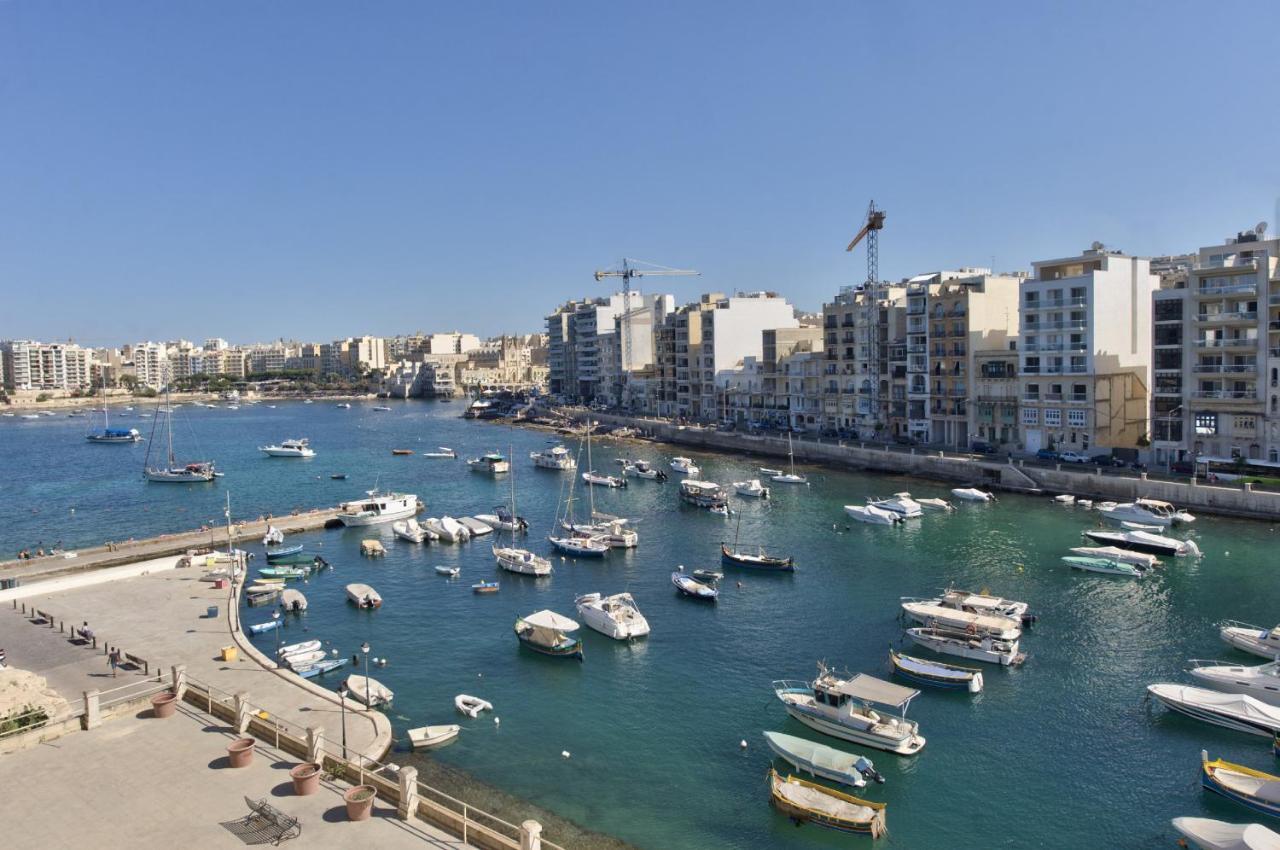 Spinola Court - Stunning Seaview Apartment & Penthouse On Spinola Bay By Shortletsmalta Saint Julian's Eksteriør billede