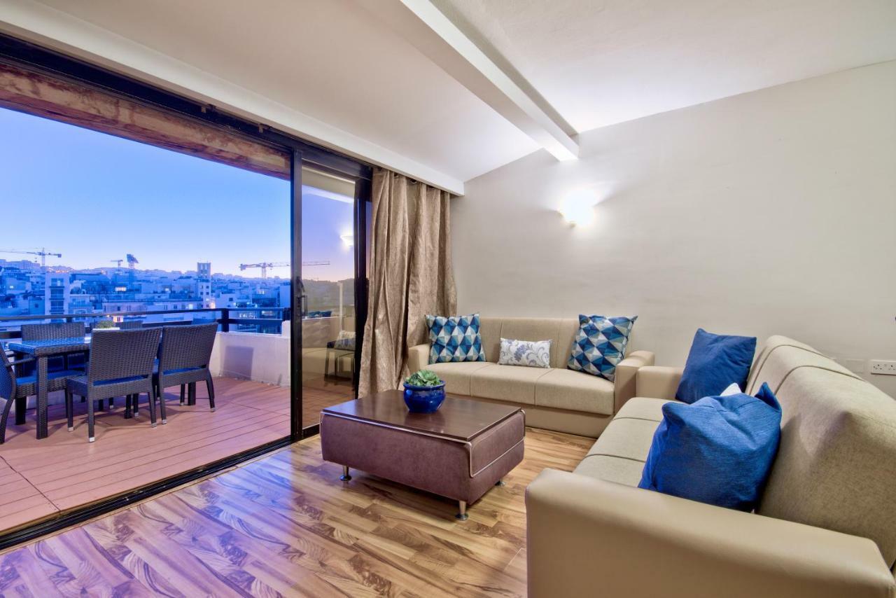 Spinola Court - Stunning Seaview Apartment & Penthouse On Spinola Bay By Shortletsmalta Saint Julian's Eksteriør billede